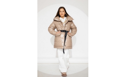 Этично, тепло, экологично: эко-кожа в куртке для девочки ЗС-929